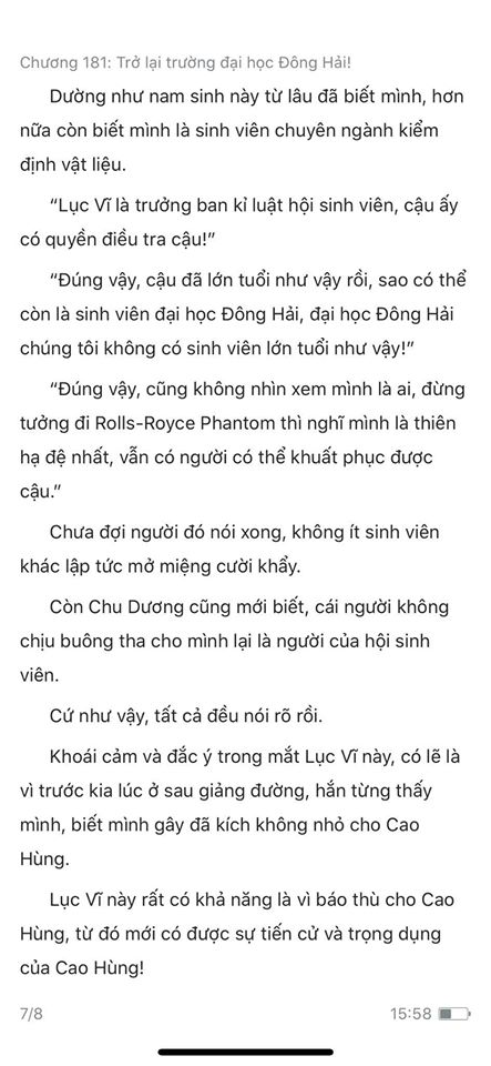 chàng rể đại gia chương 181