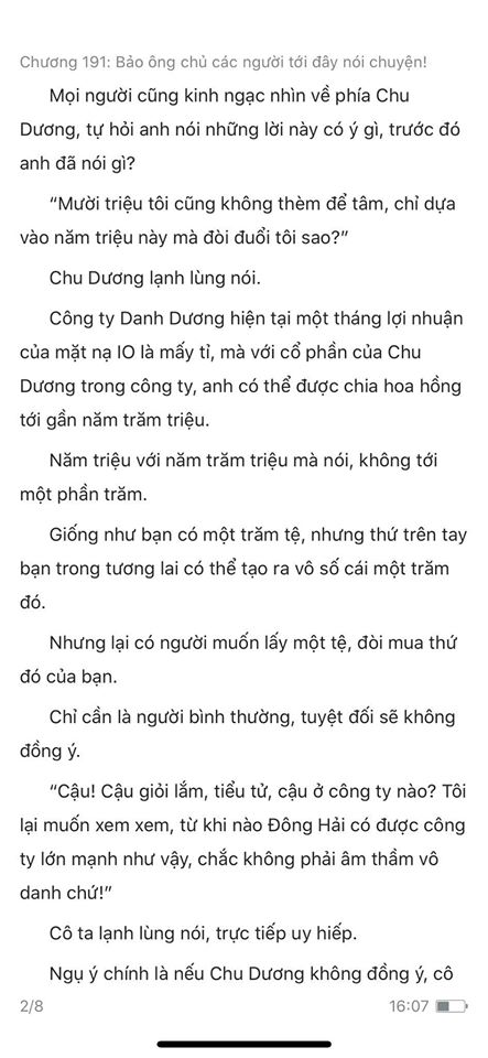 chàng rể đại gia chương 191