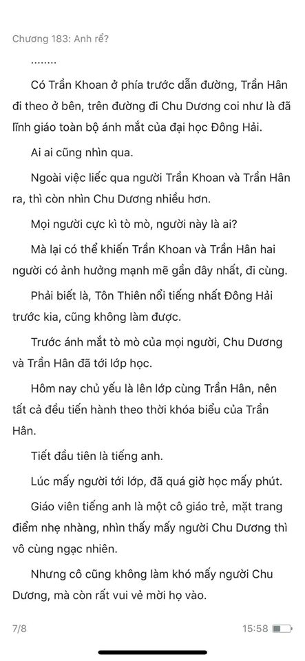 chàng rể đại gia chương 183