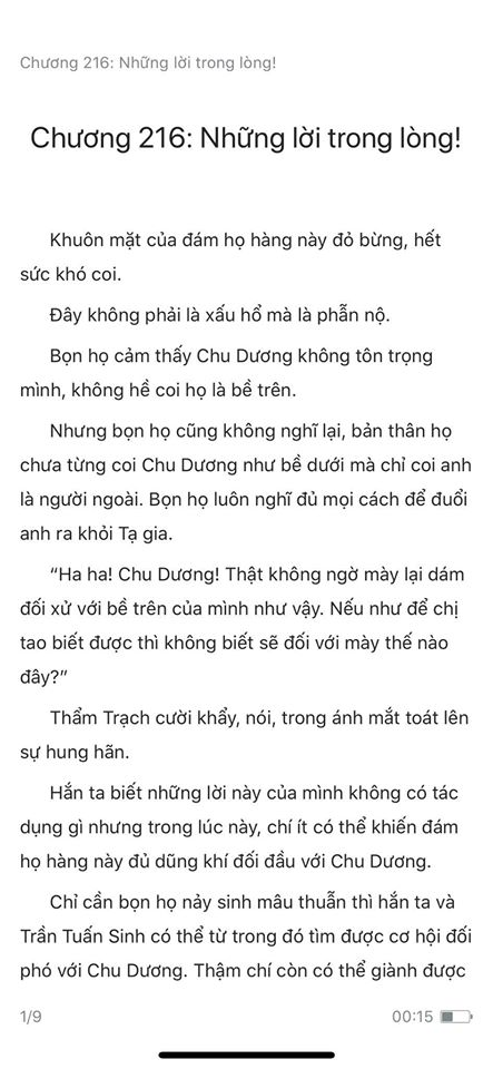 chàng rể đại gia chương 216