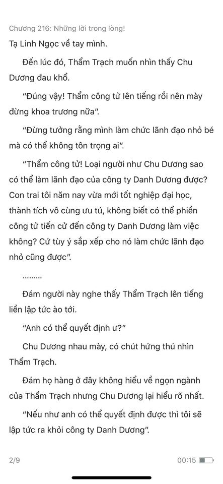 chàng rể đại gia chương 216