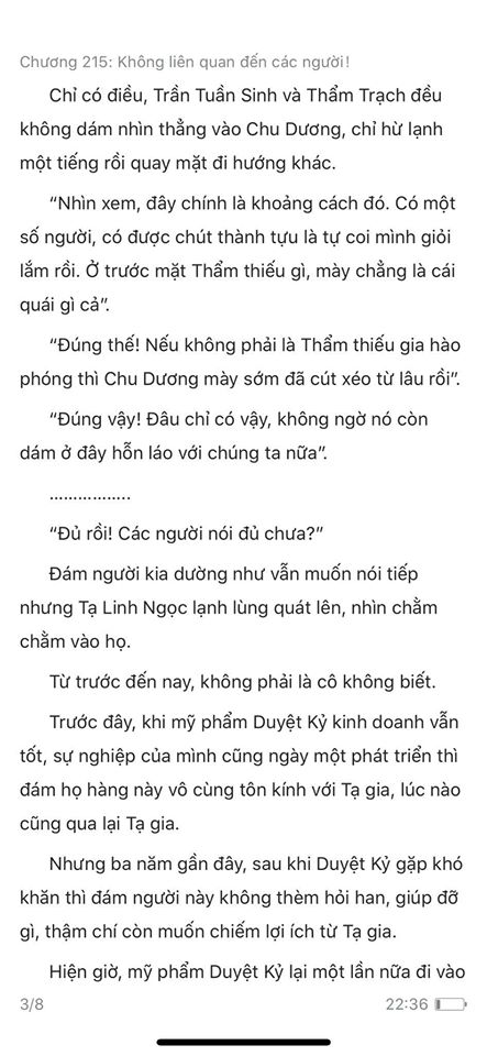 chàng rể đại gia chương 215