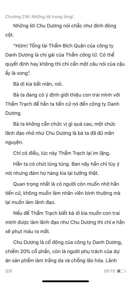 chàng rể đại gia chương 216