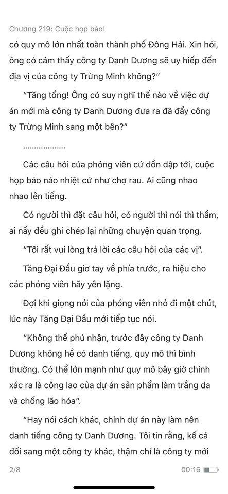 chàng rể đại gia chương 219