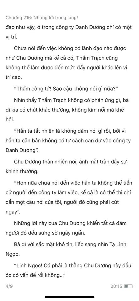 chàng rể đại gia chương 216