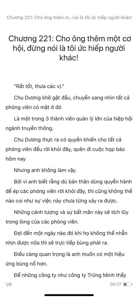 chàng rể đại gia chương 221