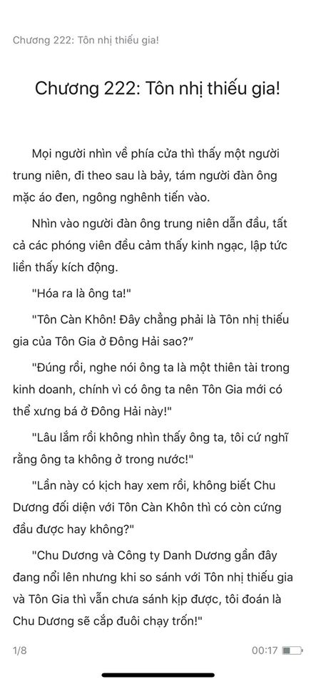 chàng rể đại gia chương 222