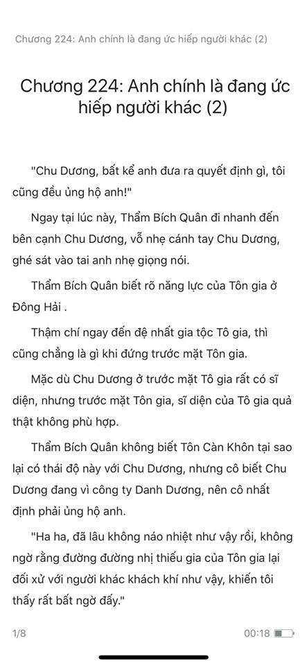 chàng rể đại gia chương 224