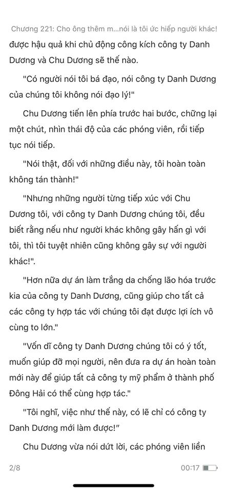 chàng rể đại gia chương 221