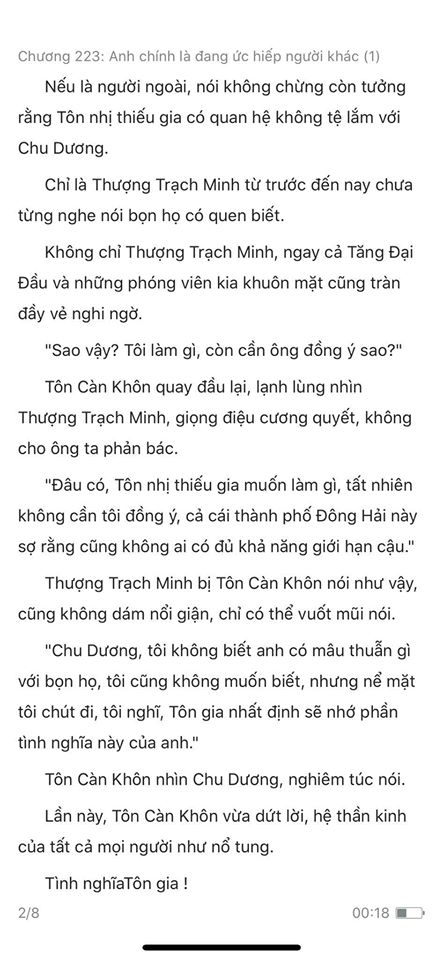 chàng rể đại gia chương 223