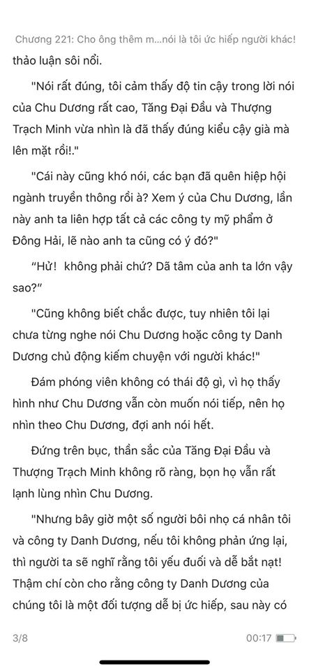 chàng rể đại gia chương 221