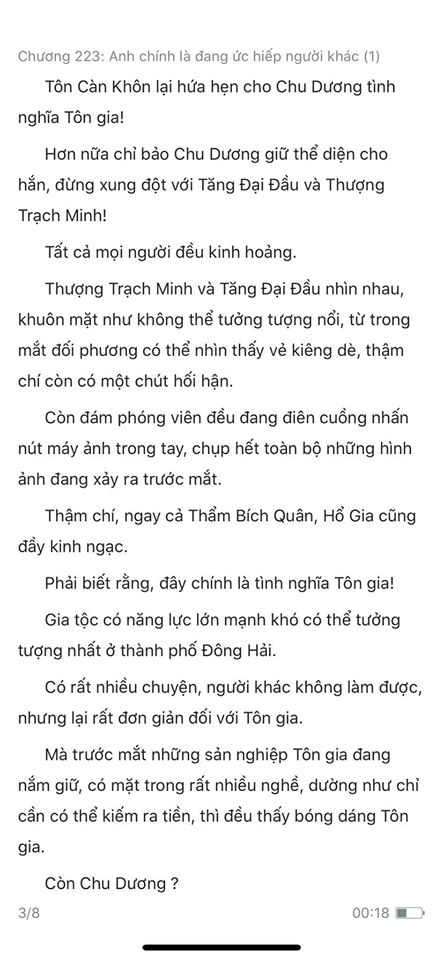 chàng rể đại gia chương 223