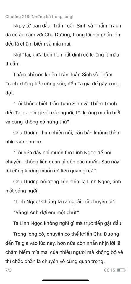 chàng rể đại gia chương 216