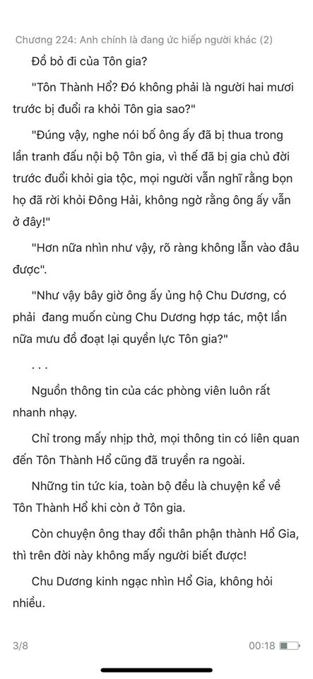 chàng rể đại gia chương 224