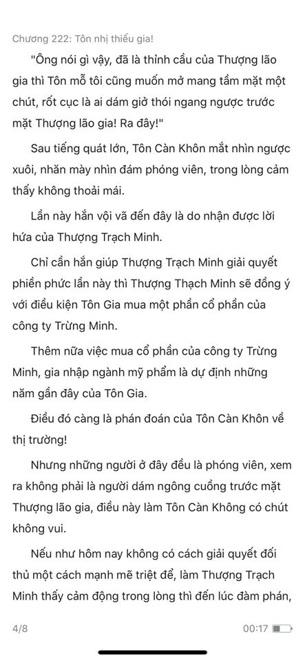 chàng rể đại gia chương 222