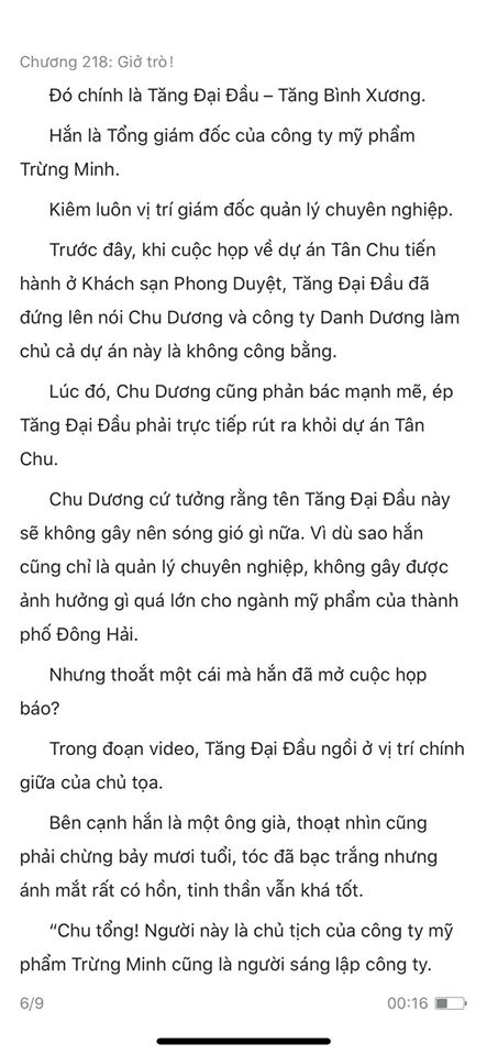 chàng rể đại gia chương 218