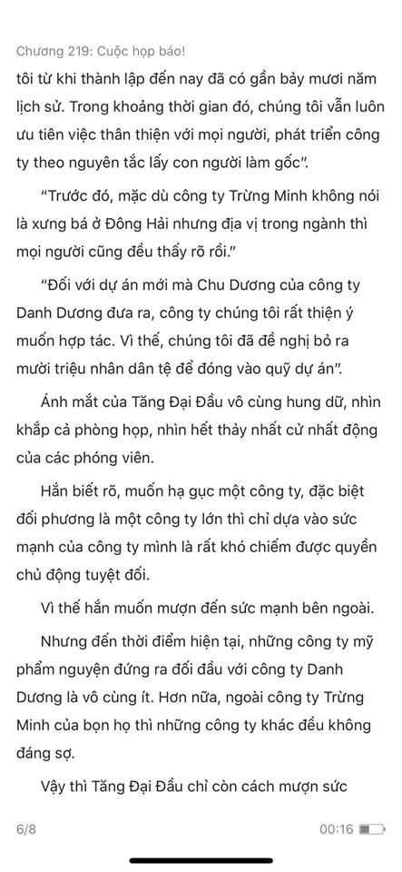 chàng rể đại gia chương 219