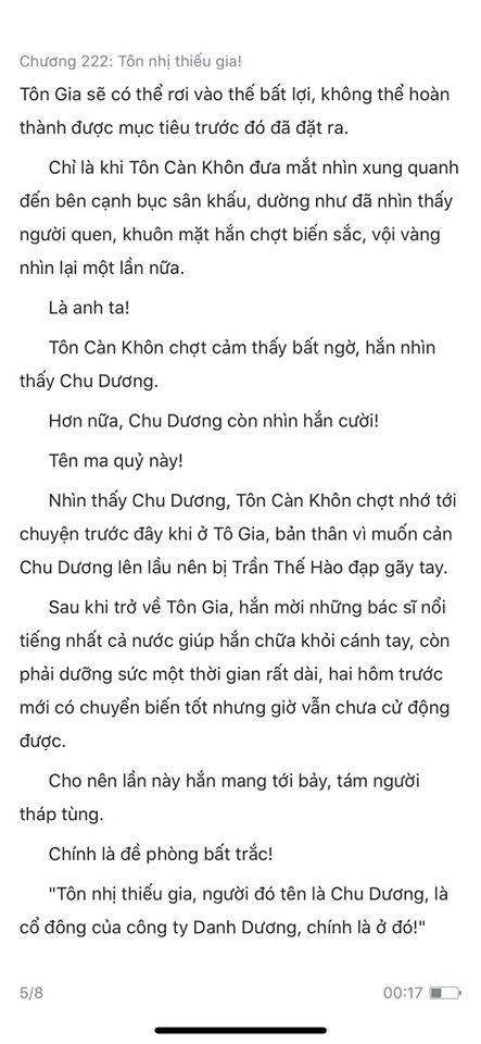 chàng rể đại gia chương 222