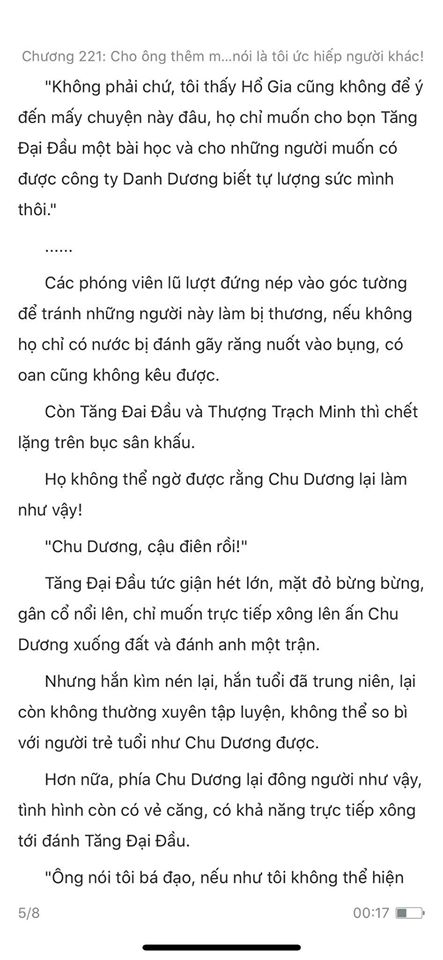 chàng rể đại gia chương 221