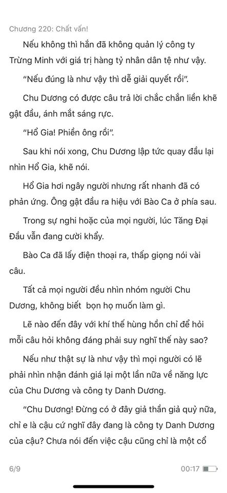 chàng rể đại gia chương 220