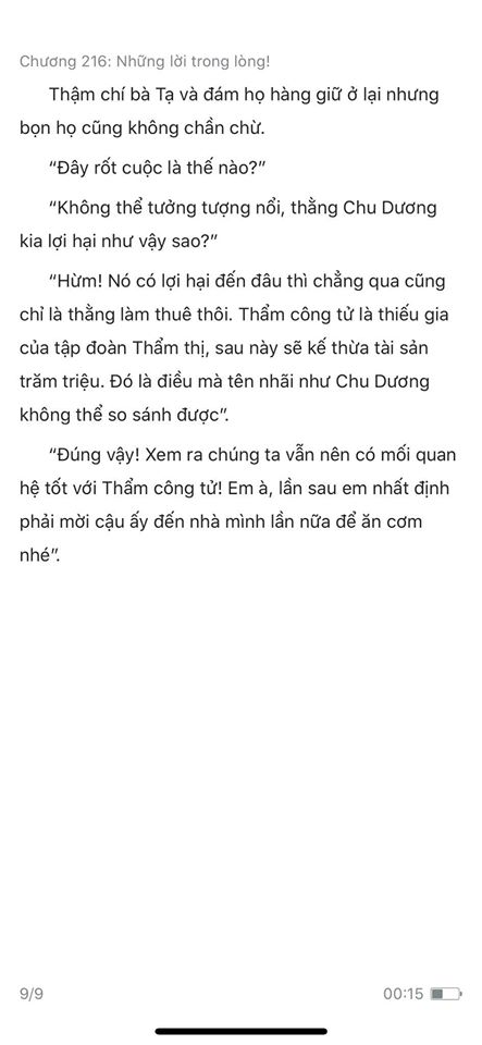 chàng rể đại gia chương 216