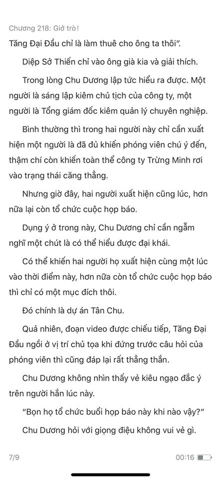 chàng rể đại gia chương 218