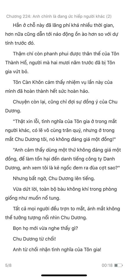 chàng rể đại gia chương 224