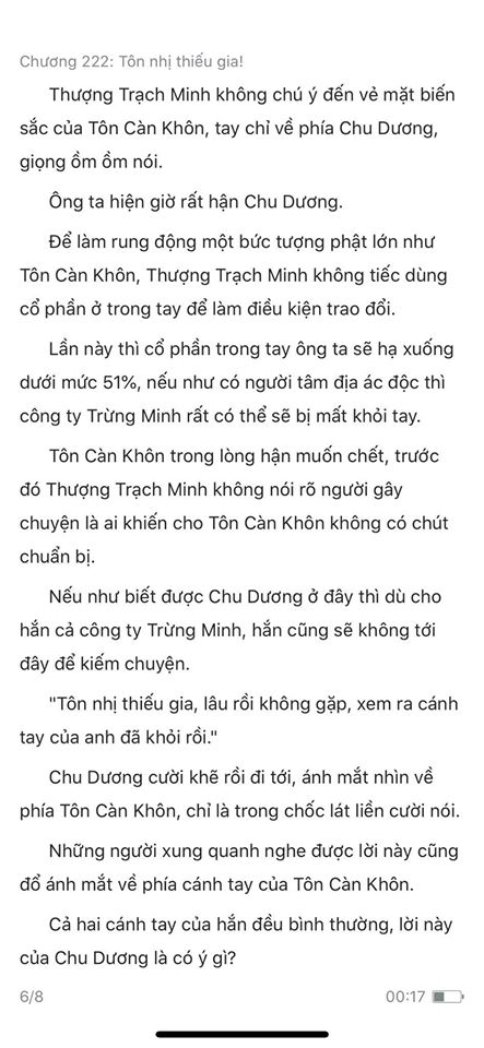 chàng rể đại gia chương 222