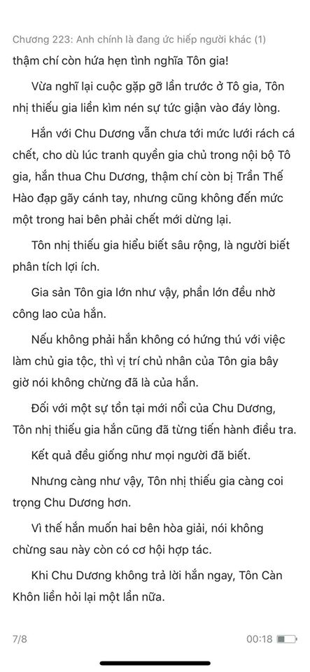 chàng rể đại gia chương 223