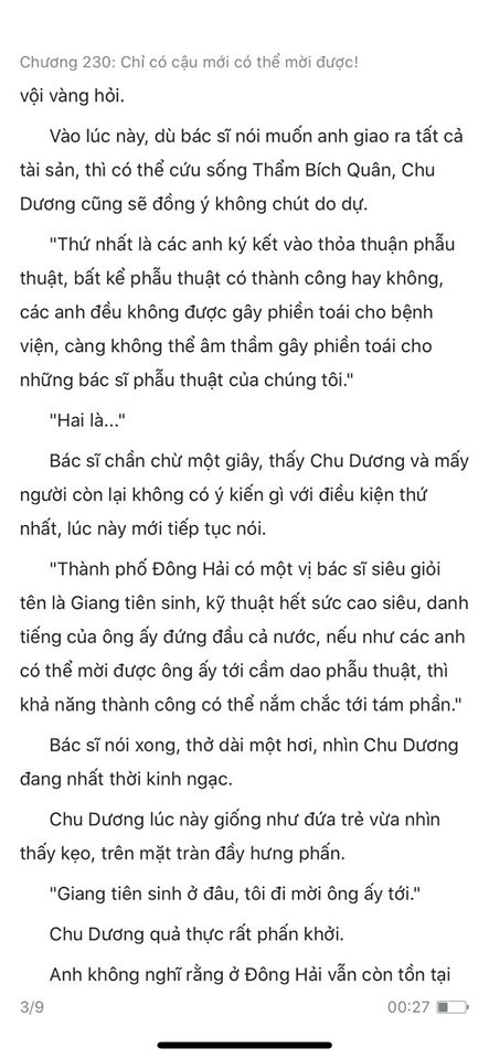 chàng rể đại gia chương 230