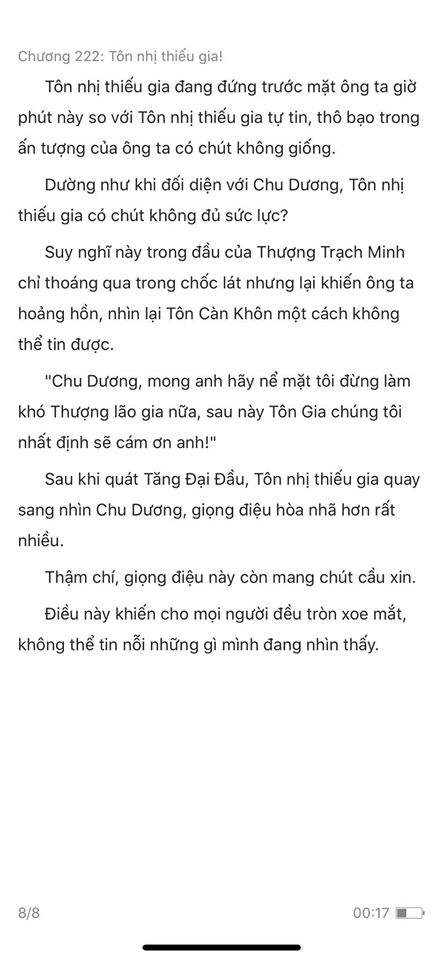 chàng rể đại gia chương 222