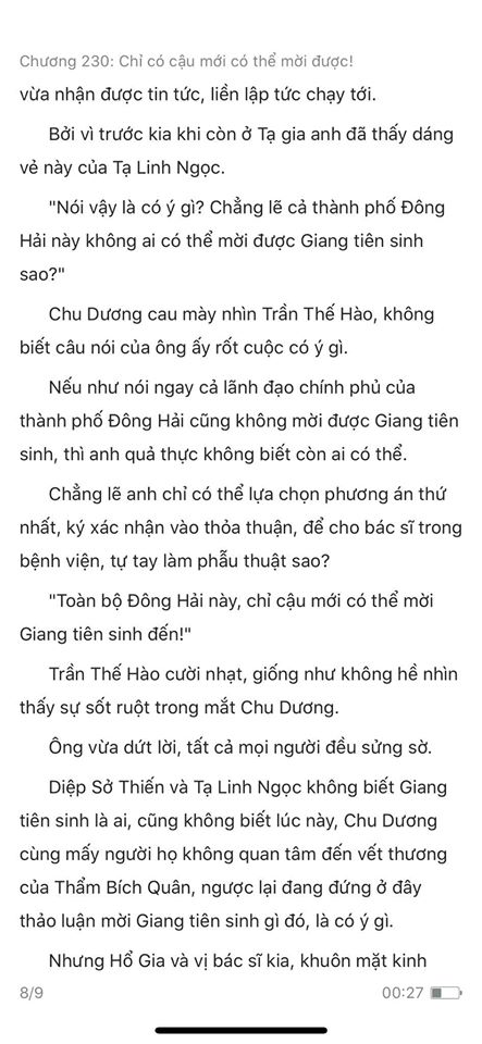 chàng rể đại gia chương 230