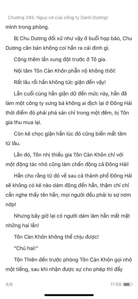 chàng rể đại gia chương 245