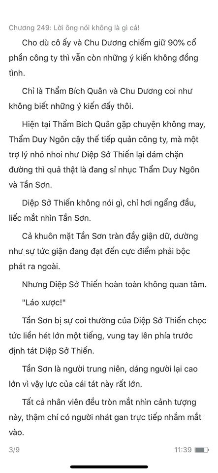 chàng rể đại gia chương 249