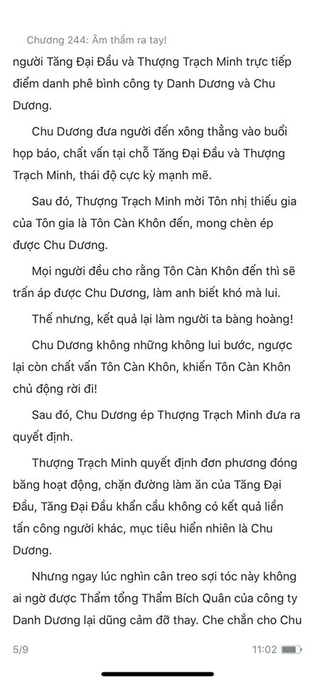 chàng rể đại gia chương 244