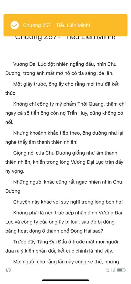 chàng rể đại gia chương 257