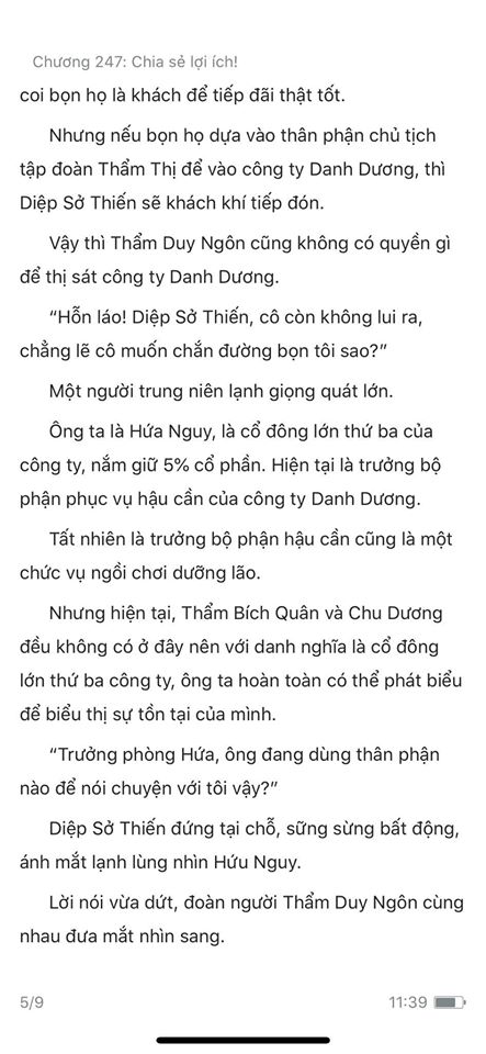 chàng rể đại gia chương 247