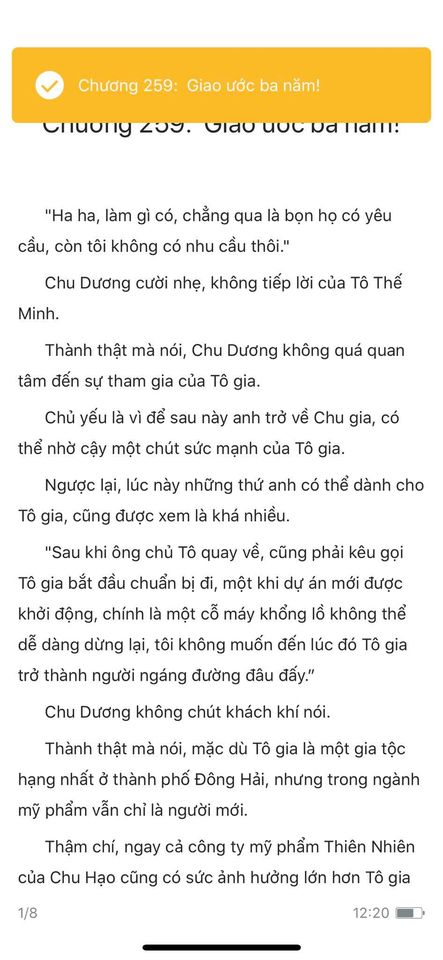 chàng rể đại gia chương 259