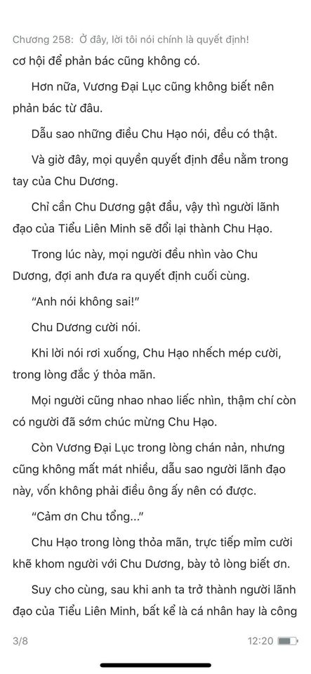 chàng rể đại gia chương 258