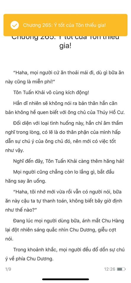 chàng rể đại gia chương 265