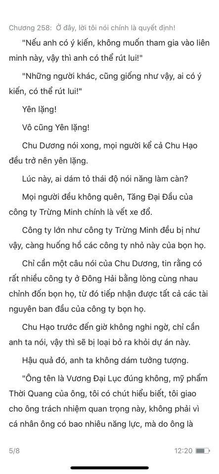 chàng rể đại gia chương 258