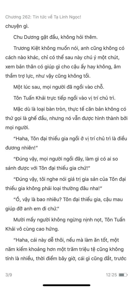 chàng rể đại gia chương 262