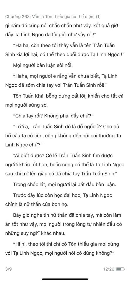 chàng rể đại gia chương 263