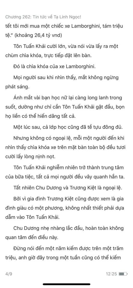 chàng rể đại gia chương 262