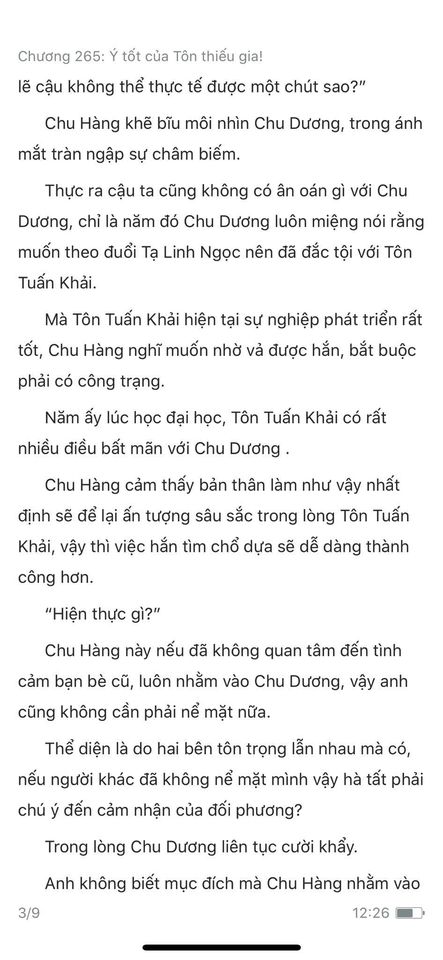 chàng rể đại gia chương 265