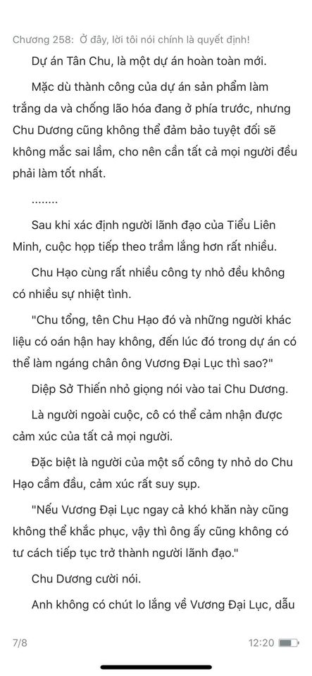 chàng rể đại gia chương 258