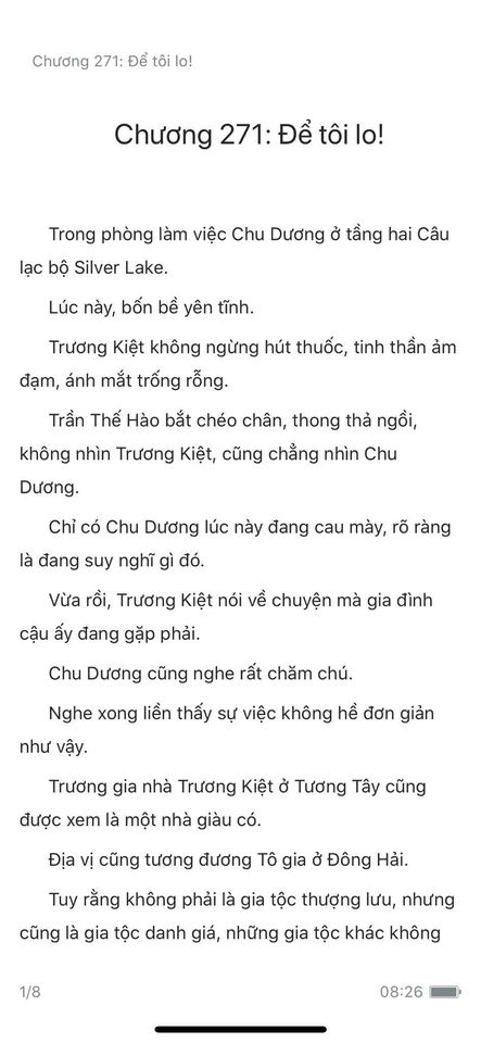 chàng rể đại gia chương 271