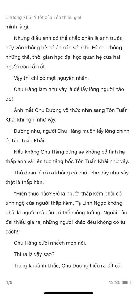 chàng rể đại gia chương 265