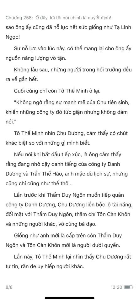 chàng rể đại gia chương 258