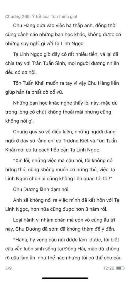 chàng rể đại gia chương 265